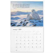 Calendrier de la foi des oiseaux - Avec des verset (Jan 2027)