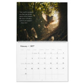 Calendrier de la foi des oiseaux - Avec des verset (Feb 2027)