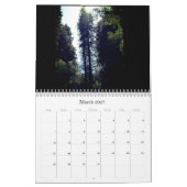 Calendrier de la forêt de séquoias (Mar 2027)