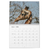 Calendrier de la girafe 2009 (Mar 2026)