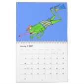 Calendrier de la grenouille (Jan 2027)