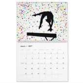 Calendrier de la gymnastique Cherry Sparkle (Mar 2027)