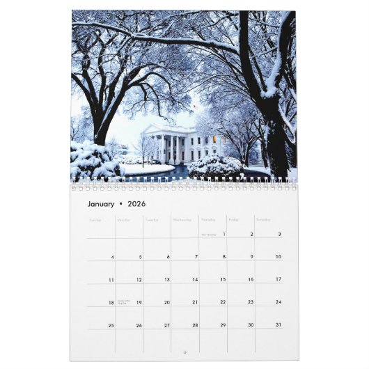 Calendrier de la Maison Blanche 2016 (Jan 2026)