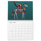 Calendrier de la muraille de 12 mois - Pagan (Mar 2027)