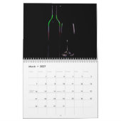 Calendrier de la muraille viticole - Noir et vin (Mar 2027)