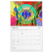 Calendrier de la nature Abstraite (Feb 2027)
