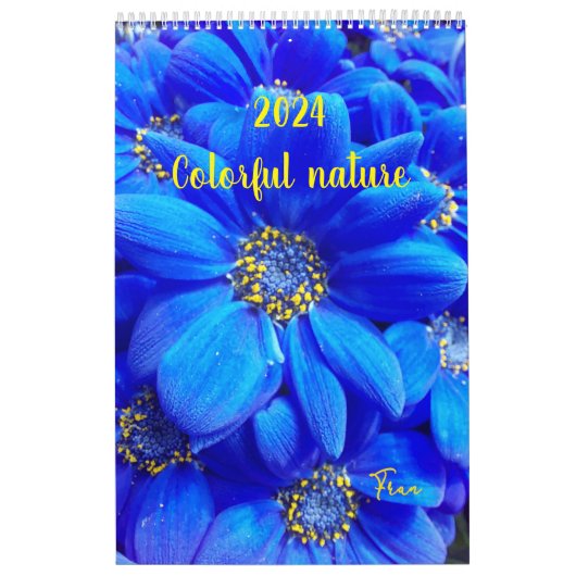 Calendrier de la nature coloré 2024 (Protection)