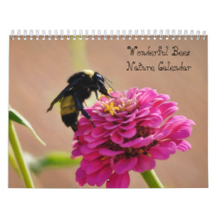 Calendrier de la nature des abeilles merveilleuses