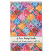 Calendrier de la paroi de la machine à coudre (Protection)