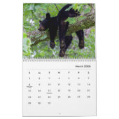 Calendrier de la paroi de l'ours noir (Mar 2026)