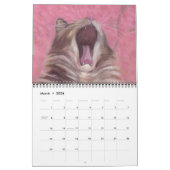 Calendrier de la peinture de chats #2 (Mar 2026)