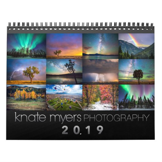 Calendrier de la photographie 2019 de Knate Myers (Protection)