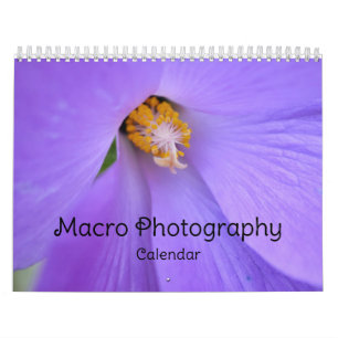 Calendrier de la photographie de macro
