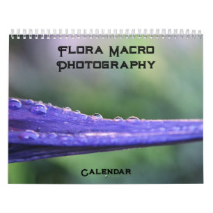 Calendrier de la photographie en macro de Flora