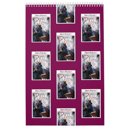 Calendrier DE LA POÉSIE SALE (Protection)