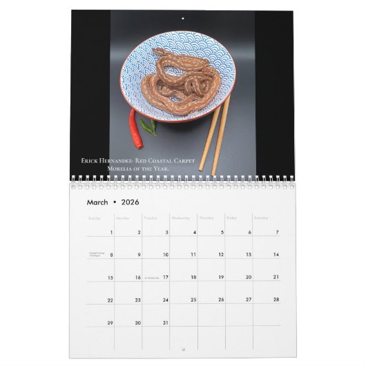 Calendrier de la radio Morelia Python 2024 (Mar 2026)