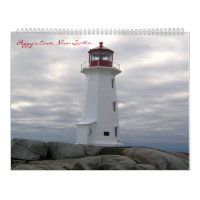 Calendrier de la route phare de Peggy's Cove