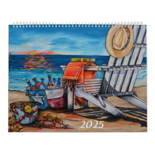 Calendrier de la série d'artistes de plage 2025