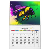 Calendrier de la table des abeilles occupées (Jan 2027)