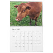 Calendrier de la vache (Mar 2026)