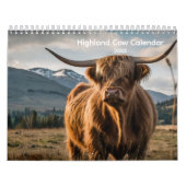 Calendrier de la vache Highland (Protection)
