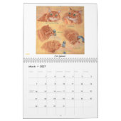 Calendrier de la vie des chats 2026 (Mar 2027)