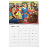 Calendrier de la vie Vintage 2021 (Feb 2027)