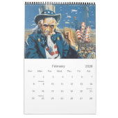 Calendrier de l'affiche de la guerre mondiale vint (Feb 2026)