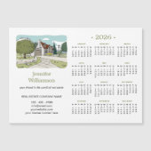 Calendrier de l'agent immobilier 2026 Magnet Maiso (Devant)