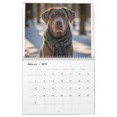 Calendrier de l'amour Labrador (Feb 2027)