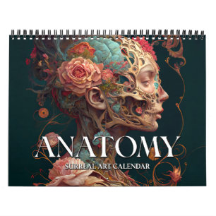 Calendrier de l'anatomie de l'art surréel 2026