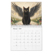 Calendrier de l'ange du chat 2027 (Feb 2027)