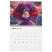 Calendrier de l'année, 12 mois (Feb 2026)