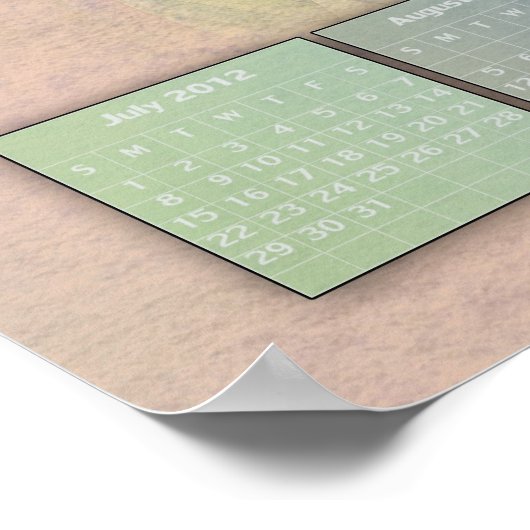 Calendrier de l'année 2012 Fariy Poster (Coin)