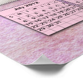 Calendrier de l'année 2012 Poster de Fée pour Peti (Coin)