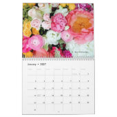 Calendrier de l'année 2026 - Douze Mois en ROSE (Jan 2027)