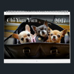 Calendrier de l'année Chi Yum 2017<br><div class="desc">12 Fabuleuses photos de tous les Chi Yum Yum chihuahua's. Ils sont YumYum, Lollipop, Gumdrop et notre membre le plus récent et le plus petit cette année est Pixie. Ce sont des photos prises tout au long de notre année d'aventures sur nos sites de médias sociaux. Ces petites chihuahua sont...</div>