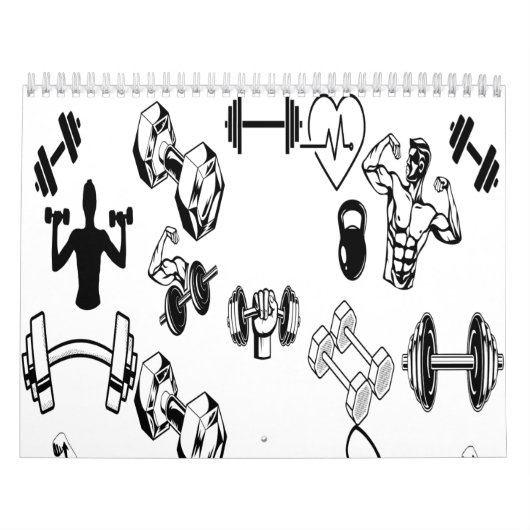 Calendrier de l'année de force Veiny Dumbbell Grip (Protection)
