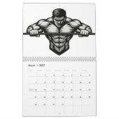Calendrier de l'année de force Veiny Dumbbell Grip (Mar 2027)