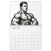 Calendrier de l'année de force Veiny Dumbbell Grip (Jan 2027)