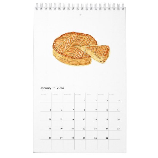 Calendrier de l'aquarelle 2021 (Jan 2026)