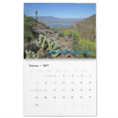 Calendrier de l'Arizona de traînée d'Apache (Feb 2027)