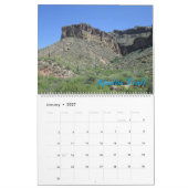 Calendrier de l'Arizona de traînée d'Apache (Jan 2027)