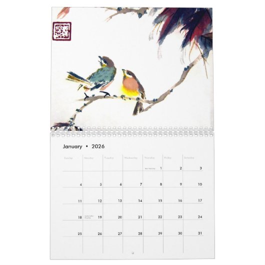 Calendrier de l'art 2012 du DA Kine (Jan 2026)