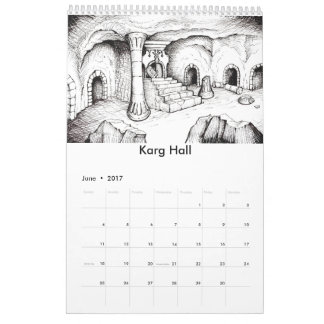 Calendrier de l'art 2017 d'imaginaire des