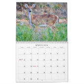 Calendrier de l'art des cerfs (Mar 2026)