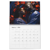 Calendrier de l'art en couple africain (Feb 2026)