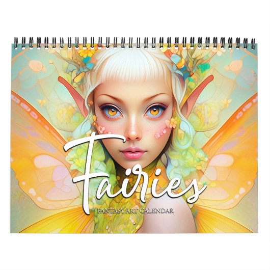 Calendrier de l'art fantastique des fées 2027 (Protection)