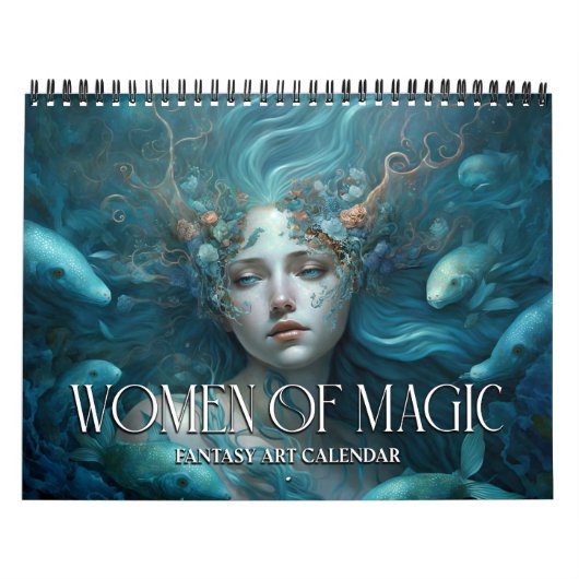 Calendrier de l'art fantastique des femmes de magi (Protection)