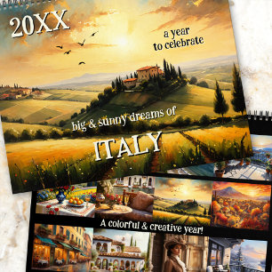 Calendrier de l'art italien de rêve